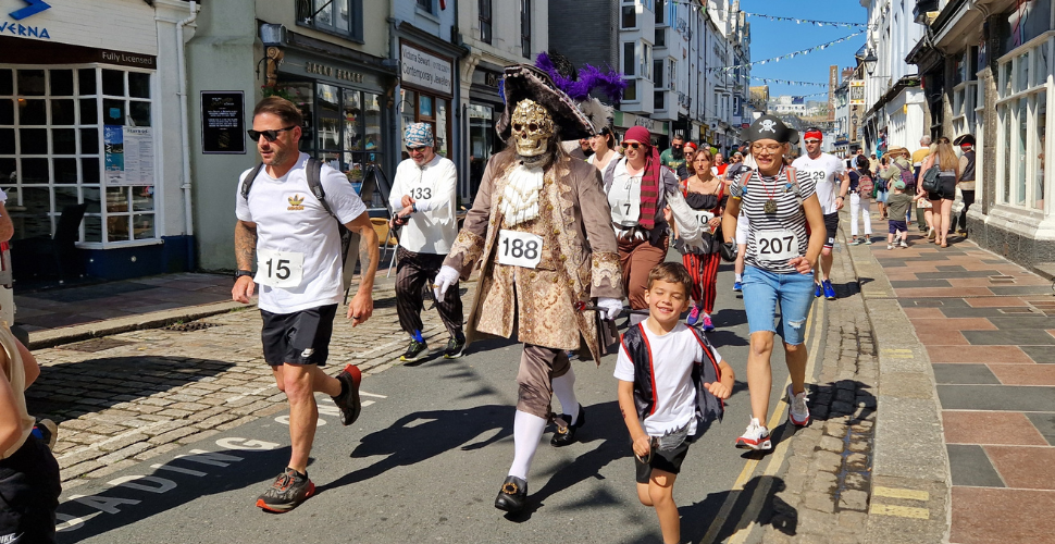 Participants of the Pirate Fun Run